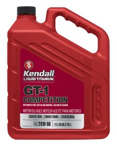 Olja Kendall GT-1 20W50 Racing 3.785L
